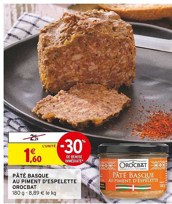 pâté basque au piment d'espelette orocbat