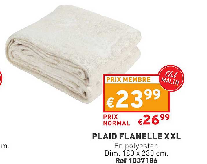 Plaid Flanelle XXL
