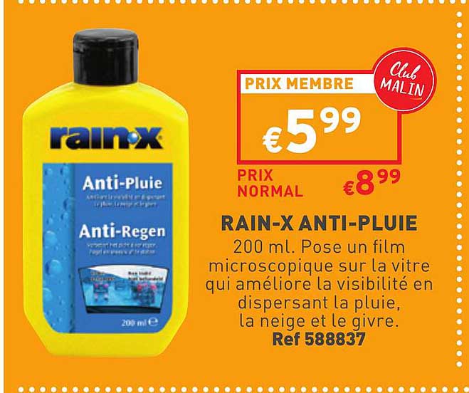 rain-x anti-pluie