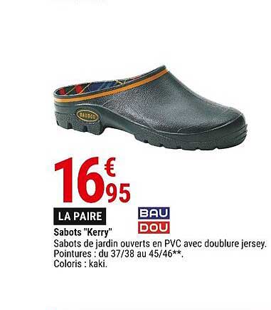 sabots "kerry" baudou