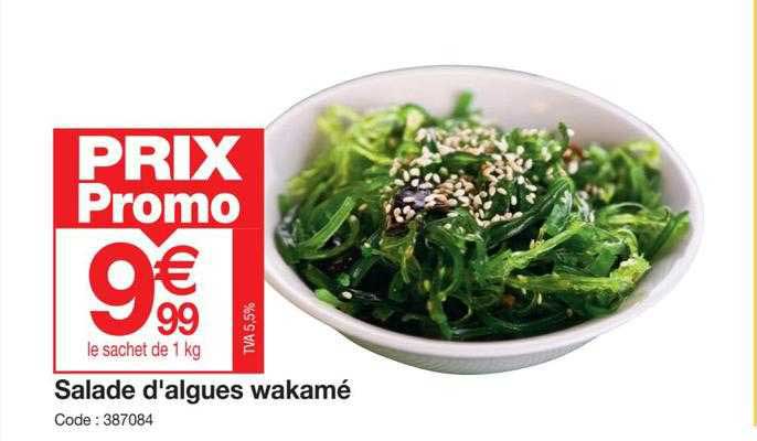 salade d'algues wakamé