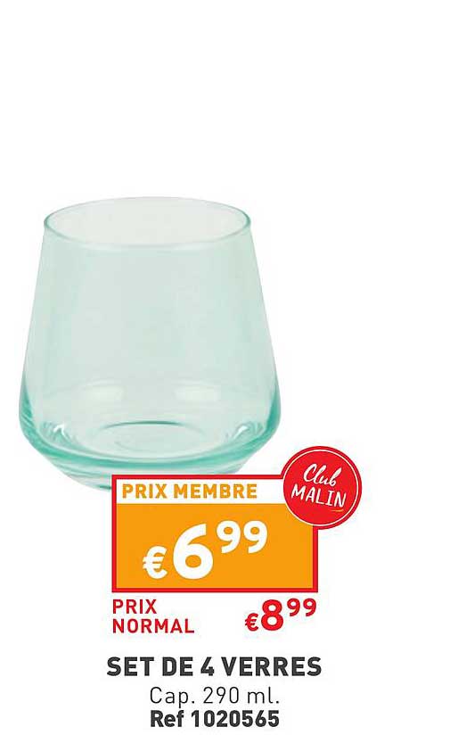 Set De 4 Verres