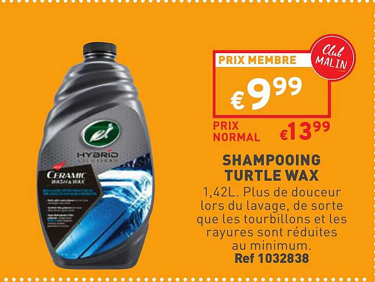 shampooing turtle wax