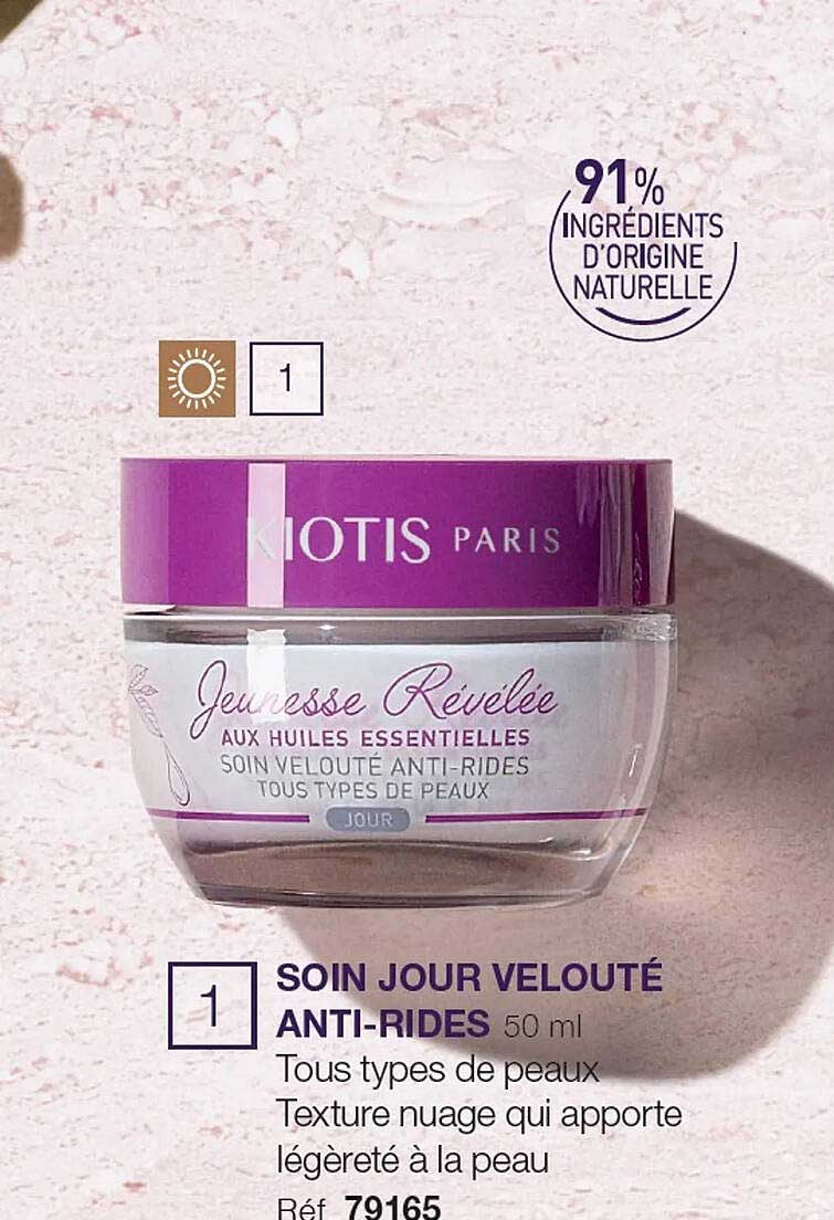 soin jour velouté anti-rides kiotis