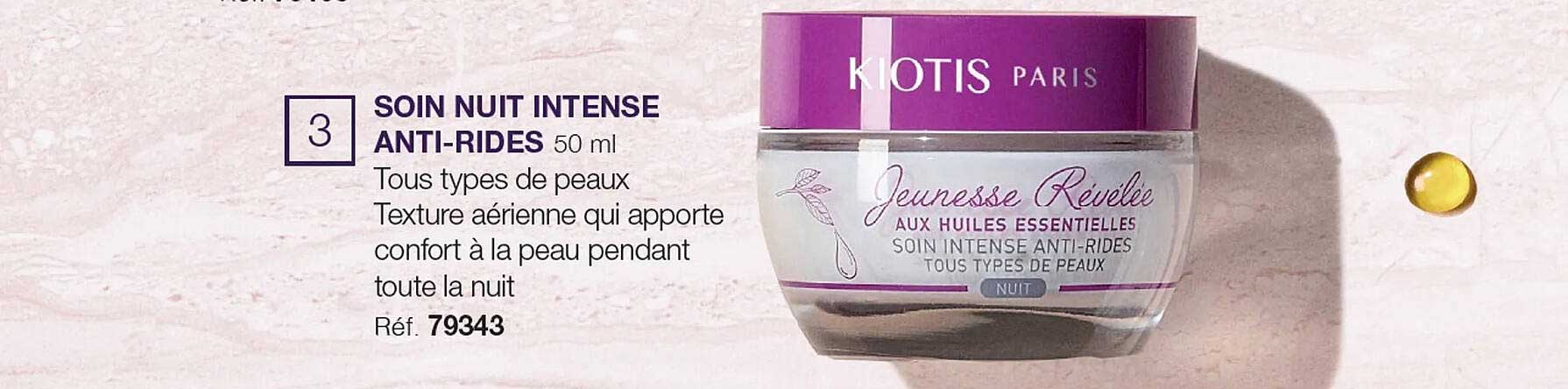 Soin Nuit Intense Anti-rides Kiotis