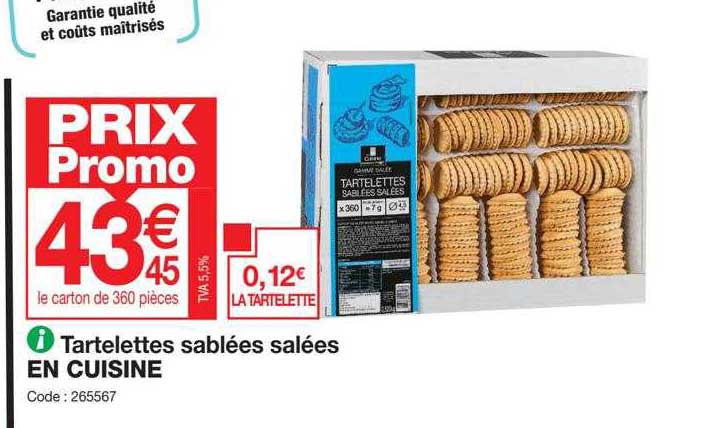 tartelettes sablées salées en cuisine