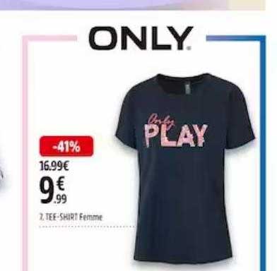 tee-shirt femme only