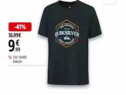tee-shirt garçon quiksilver