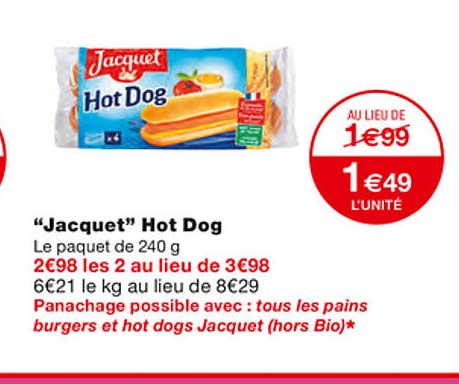 "jacquet" hot dog