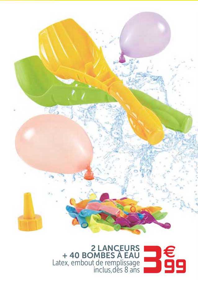 2 Lanceurs + 40 Bombes à Eau