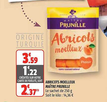 abricots moelleux maître prunille