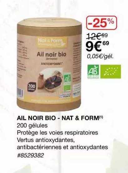ail noir bio - nat & form