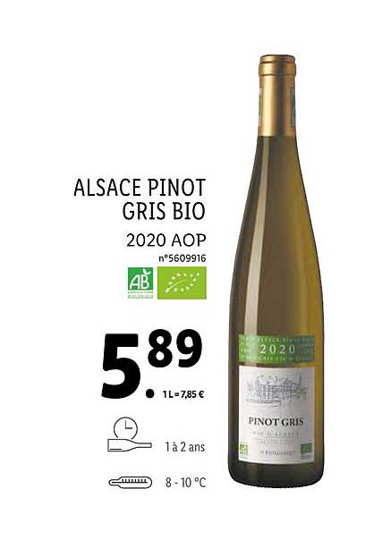 alsace pinot gris bio
