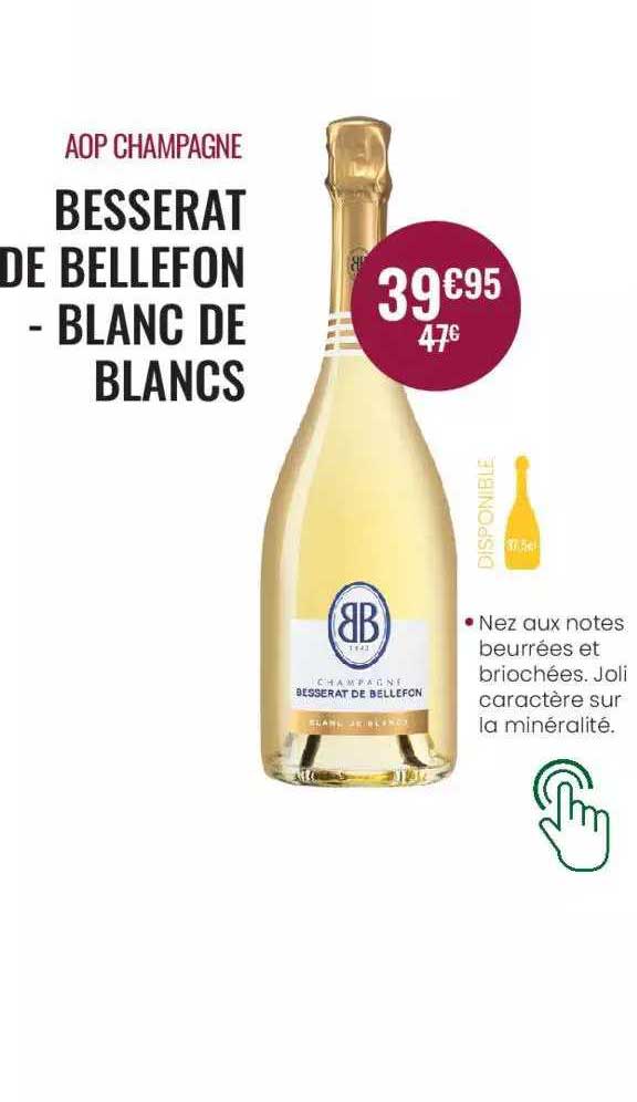 Aop Champagne Besserat De Bellefon - Blanc De Blancs