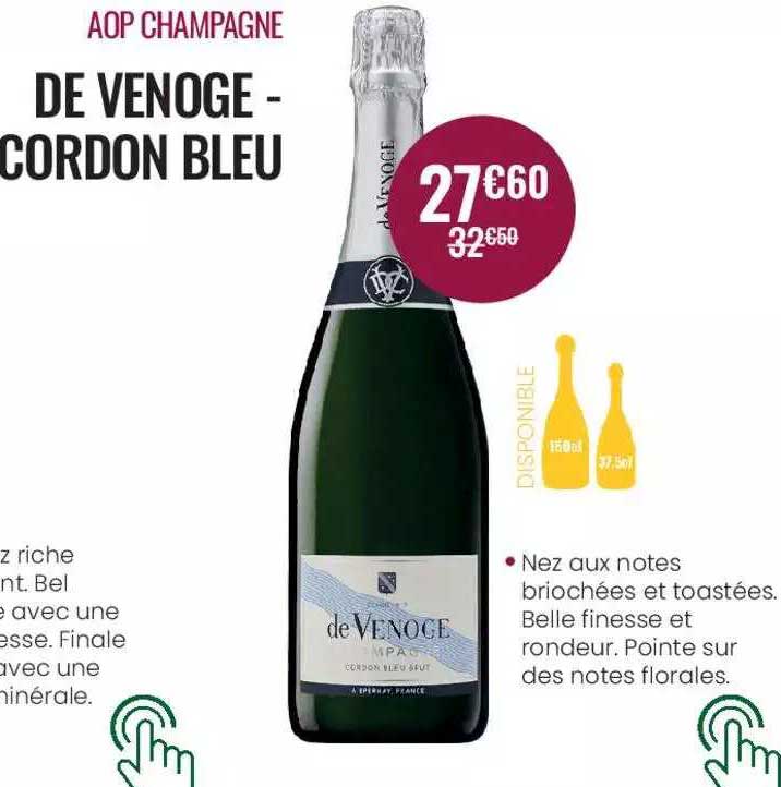 Aop Champagne De Venoge Cordon Bleu