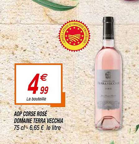 aop corse rosé domaine terra vecchia