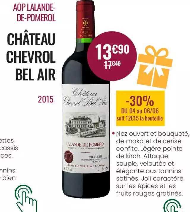 aop lalande-de-pomerol château chevrol bel air