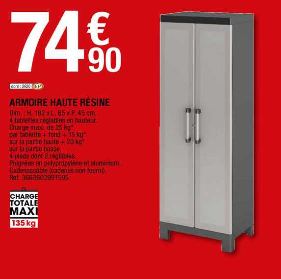 Armoire Haute Résine
