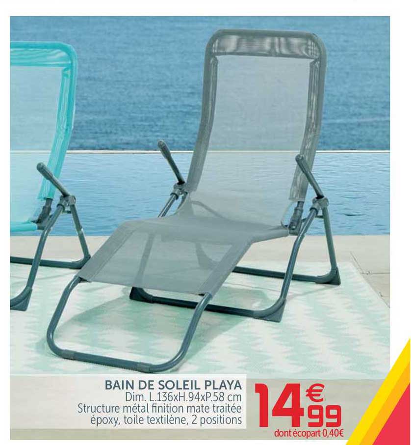 bain de soleil playa