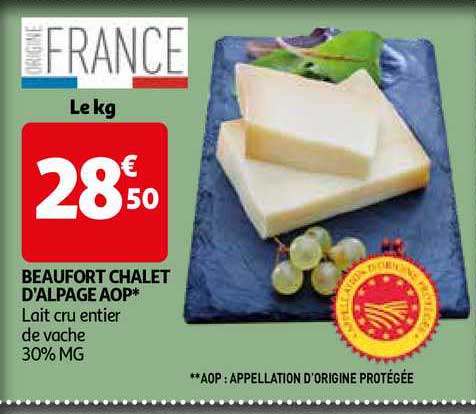 beaufort chalet d'alpage aop