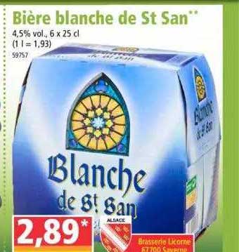 biere blanche de st san