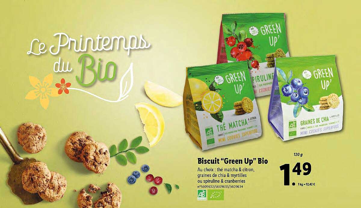 Biscuit "green Up" Bio