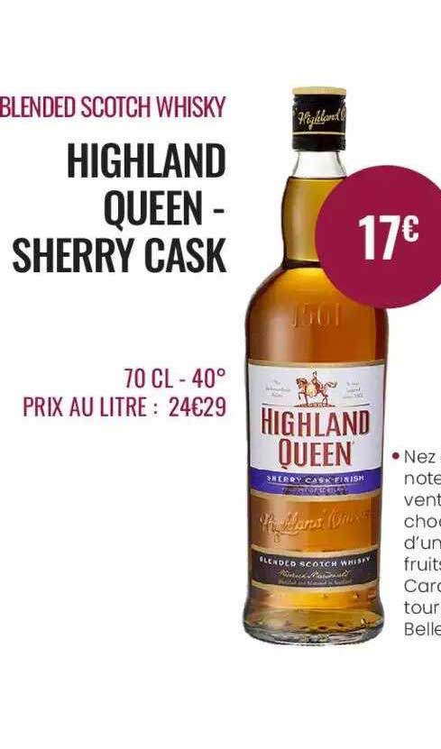 Blended Scotch Whisky Highland Queen - Sherry Cask