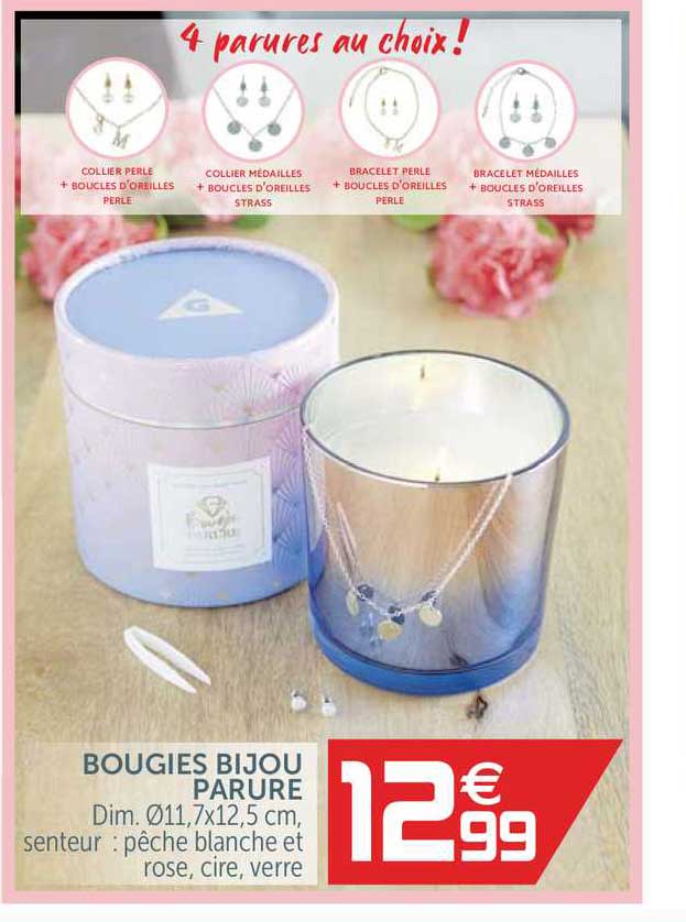 bougies bijou parure