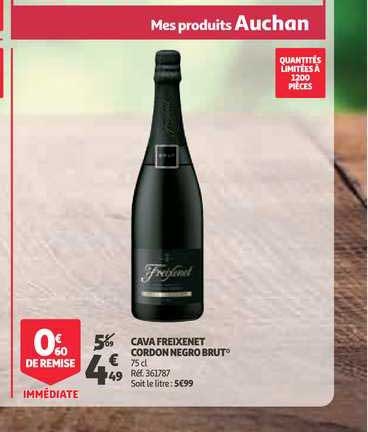 cava freixenet cordon negro brut