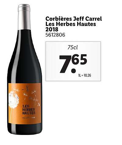 corbieres jeff carrel les herbes hautes 2018