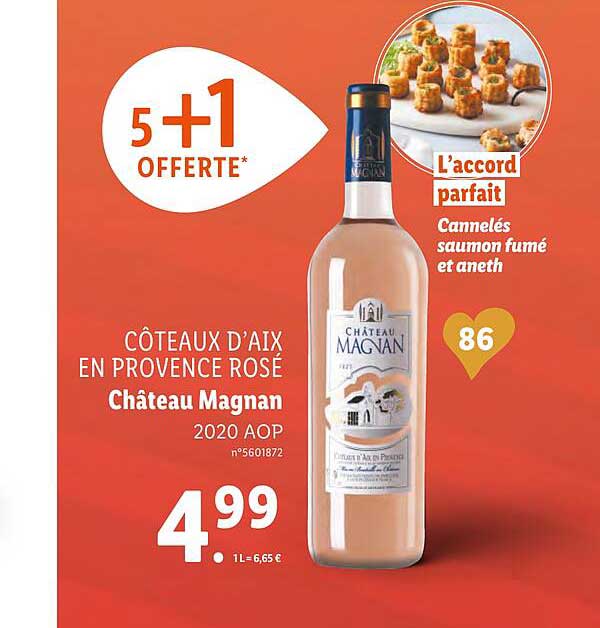 coteaux d'aix en provence rose chateau magnan