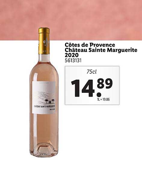 cotes de provence chateau sainte marguerite 2020