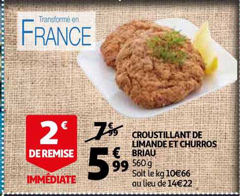 Croustillant De Limande Et Churros Briau