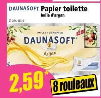 Daunasoft Papier Toilette Huile D'argan