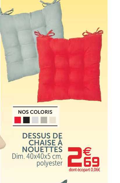 Dessus De Chaise à Nouettes