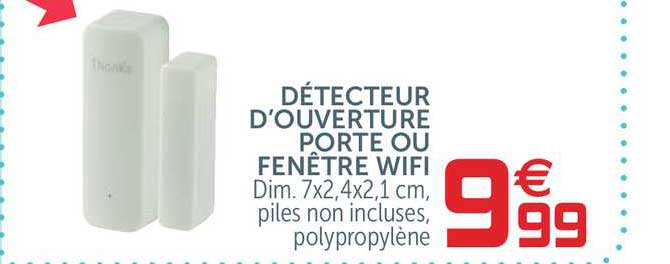détecteur d'ouverture porte ou fenêtre wifi