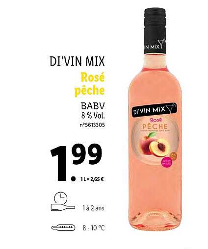 di'vin mix rose peche