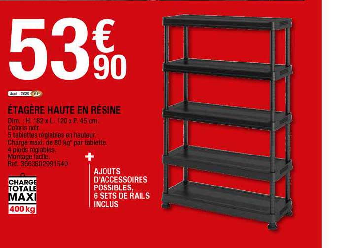 étagère Haute En Résine