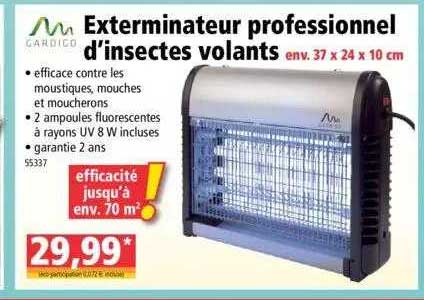exterminateur professionnel d'insectes volants