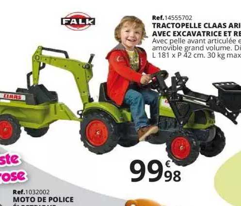 falk tractopelle claas avec excavatrice