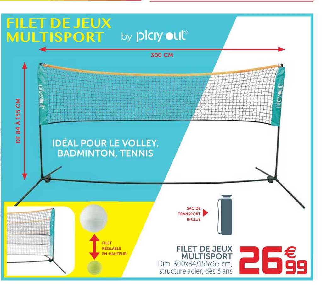 filet de jeux multisport