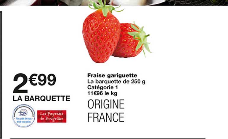 fraise gariguette