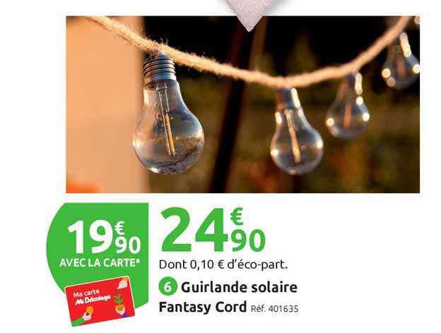 guirlande solaire fantasy cord