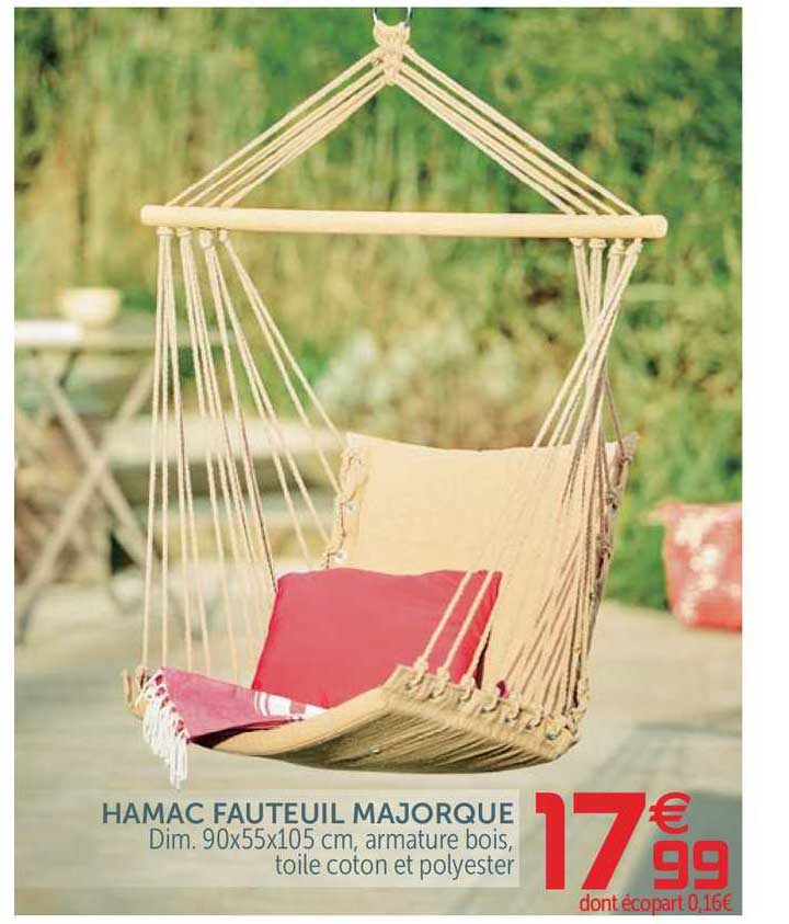 hamac fauteuil majorque