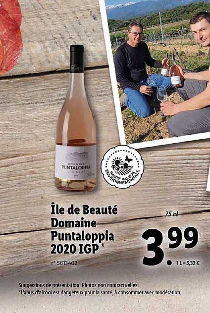 Ile De Beaute Domaine Puntaloppia 2020 Igp
