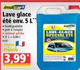 imdicar lave glace ete env. 5 l