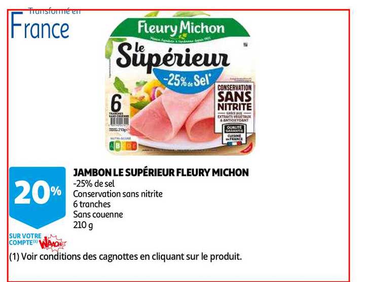 jambon le supérieur fleury michon