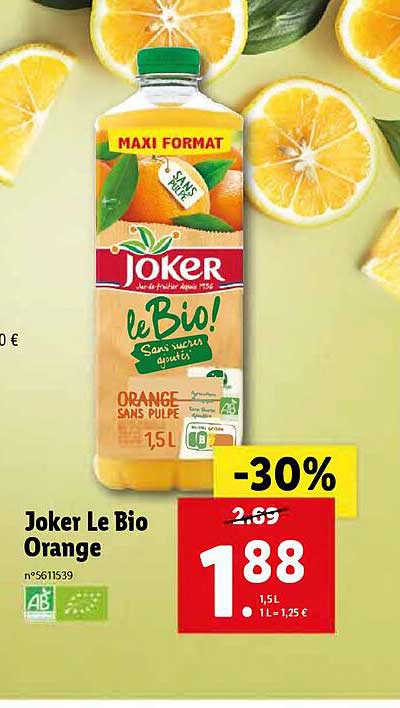 Joker Le Bio Orange