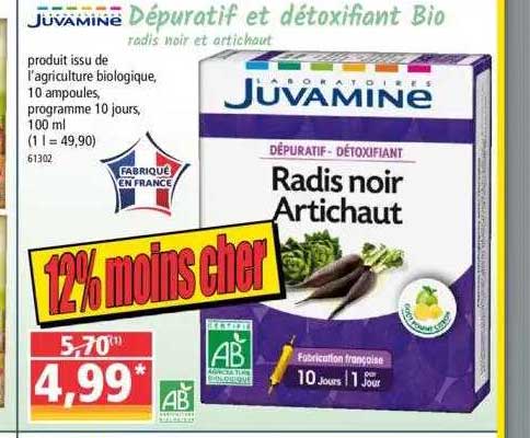 juvamine depuratif et detoxifiant bio