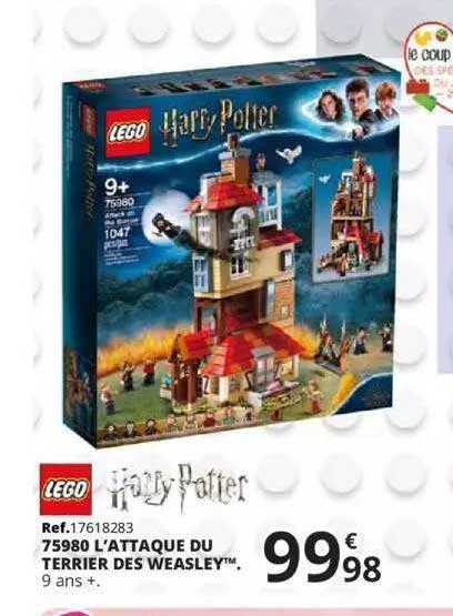 Lego Harry Potter L'attaque Du Terrier Des Weasley